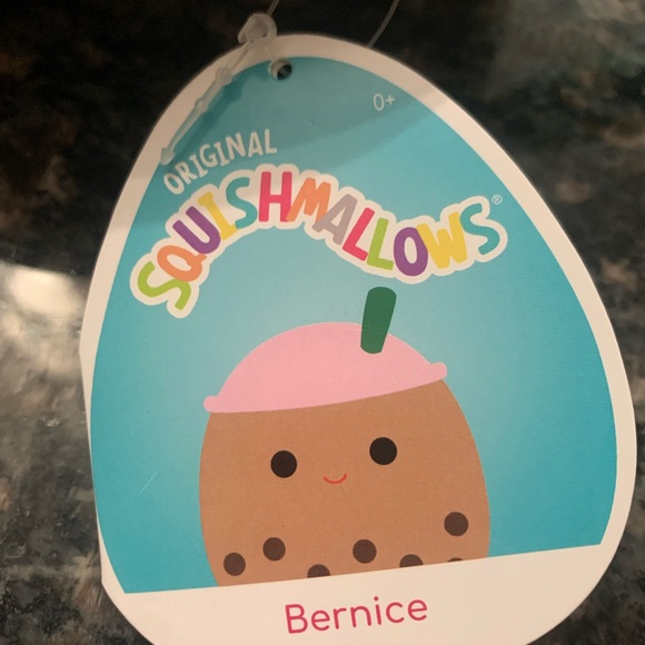 Squishmallow Bernice the Boba Bubble Tea 8" Plush - Picture 3 of 7